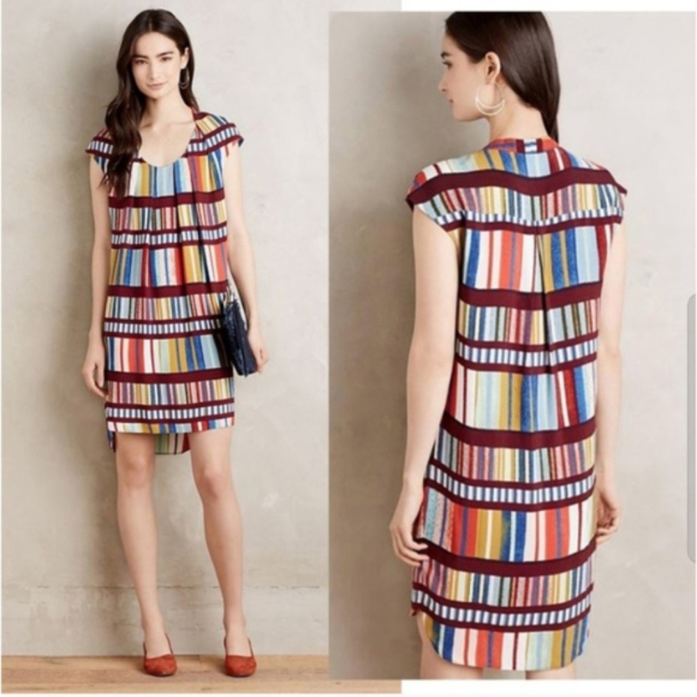 Anthro Maeve Au Revoir pullover tunic style dress